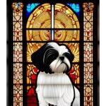 Bishi in stained glass