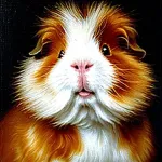 Guinea Pig in Baroque style 