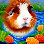 Guinea Pig in Ocean 