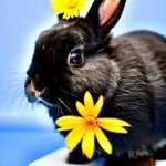 Rabbit in a flower crown