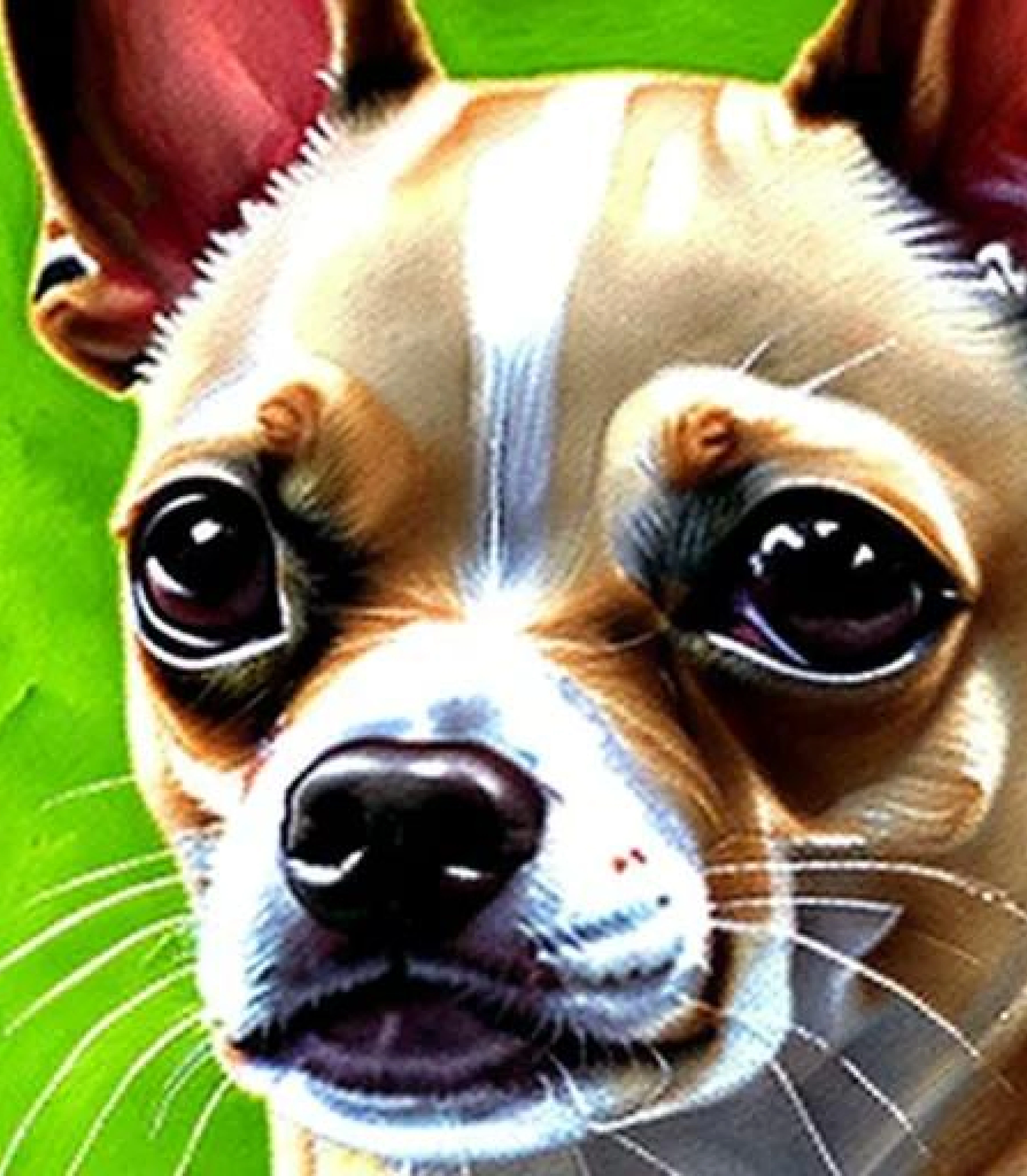 Chihuahua in Watercolour painting style created using AI Draw our online AI Art generator