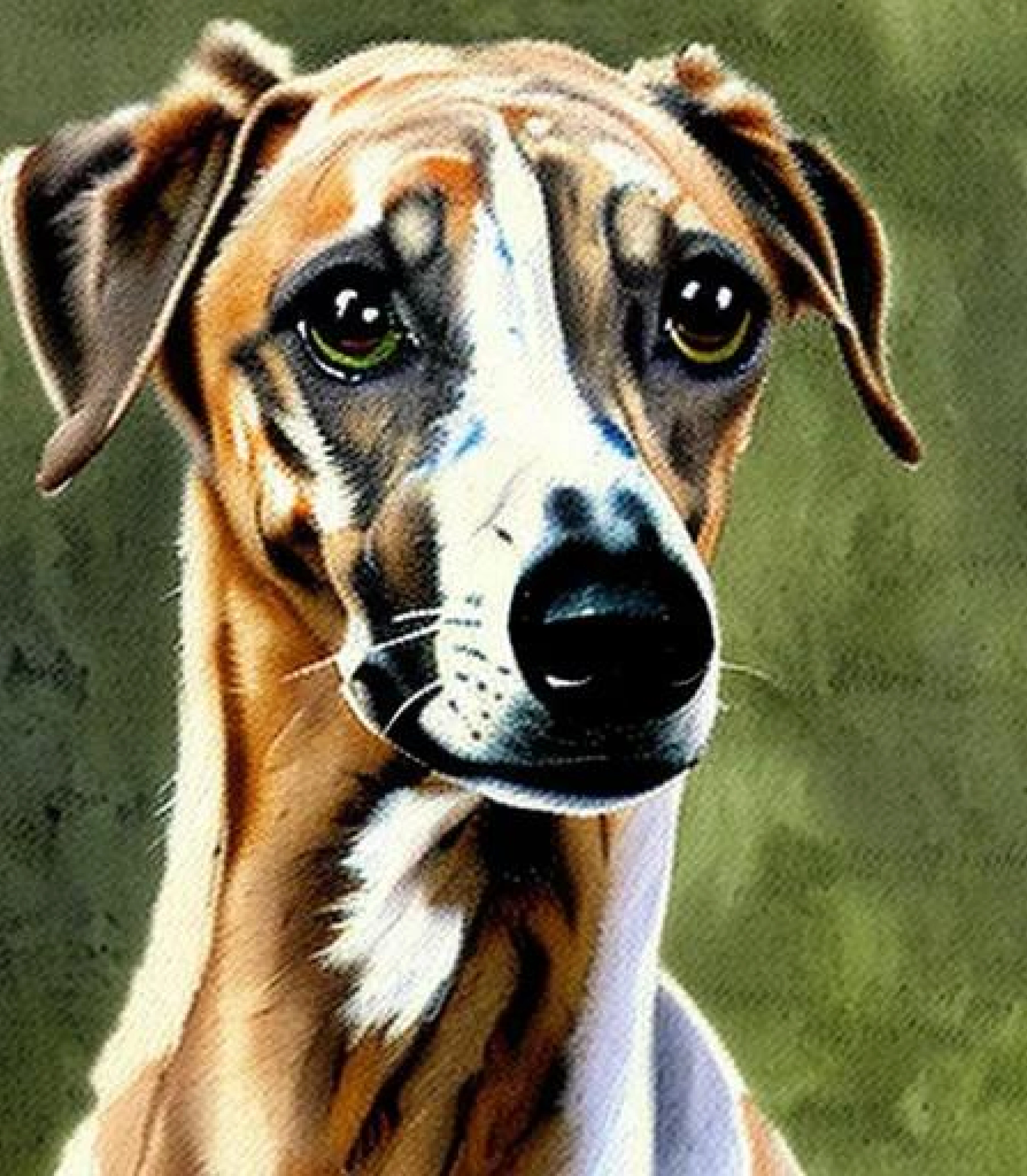 GreyHound in Impressionist Watercolour painting painting style created using AI Draw our online AI Art generator