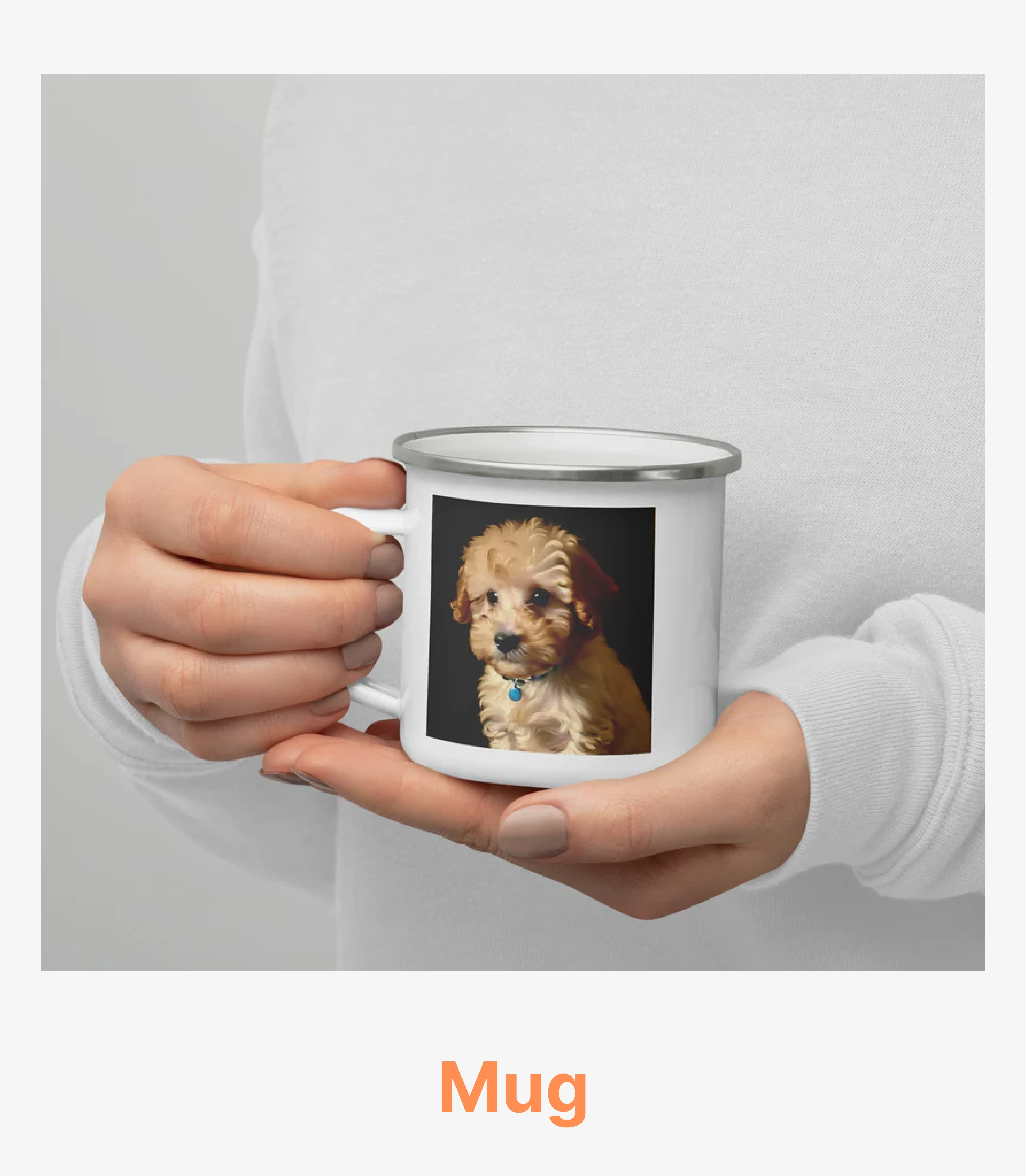 Cockapoo Mug with airaw artwork