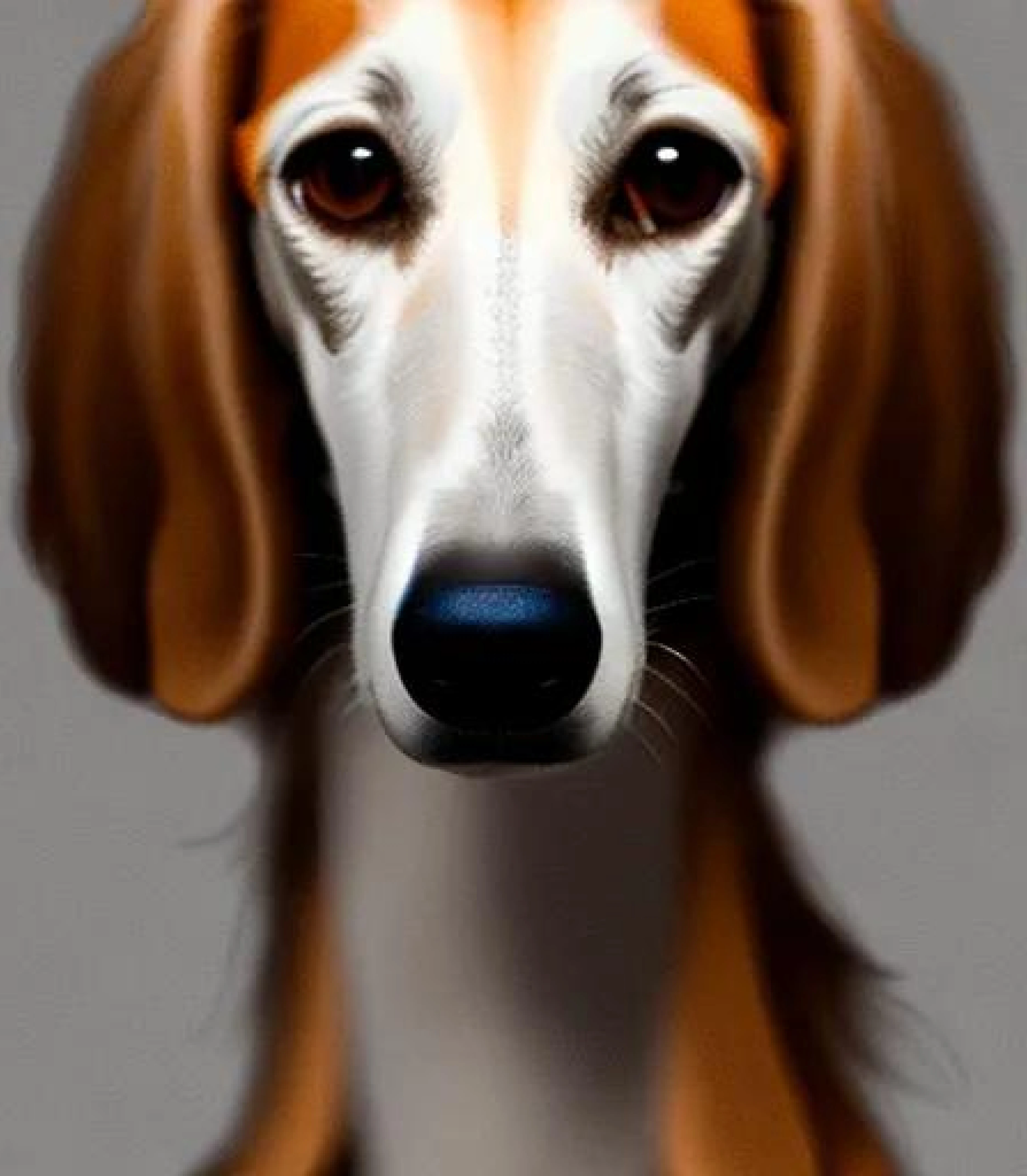 Saluki in Realistic digital art style created using AI Draw 