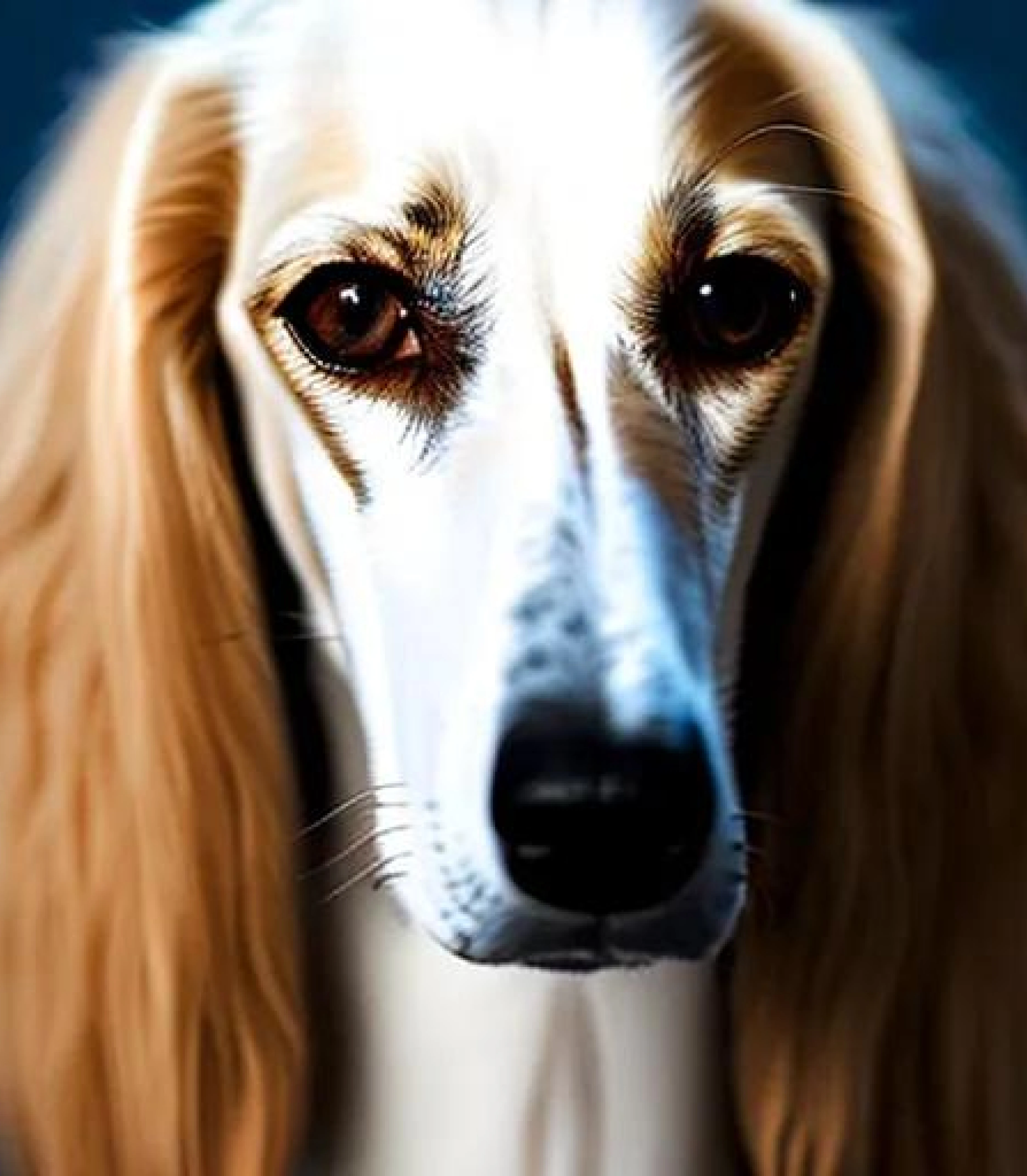 Saluki in Realism photo style created using AI Draw 