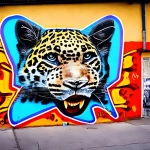 Street Art Jaguar